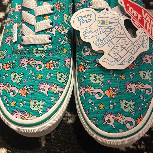 Girls Vans Sea Party shoes size 3 - Picture 2 of 4